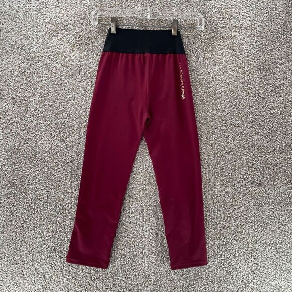 Her Universe Pants Womens Small Red Wonder Woman Leggings Pull On DC Comics - Picture 8 of 12